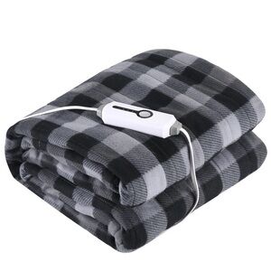 Plaid Electric Heated Blanket